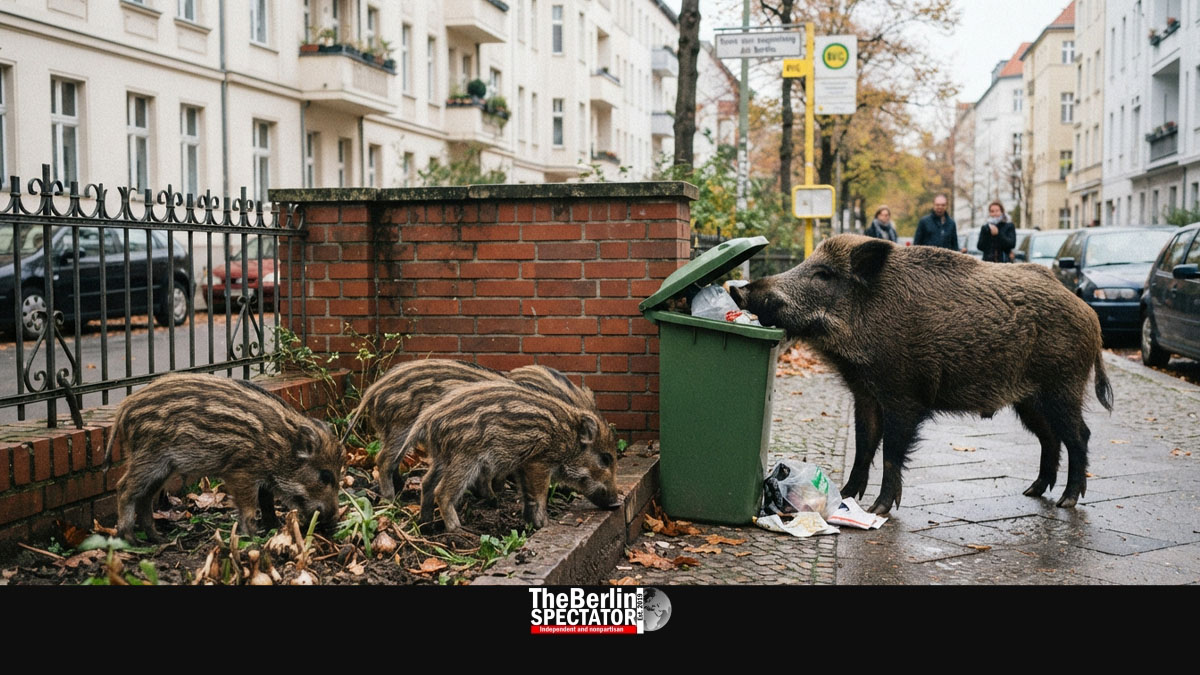 Wild Boars Invade Berlin Gardens